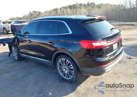 2016 Lincoln Mkx Reserve z USA, uszkodzony, nr VIN 2LMTJ6LR9GBL88703